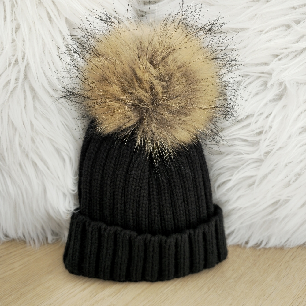 Rudsak beanie with real fur